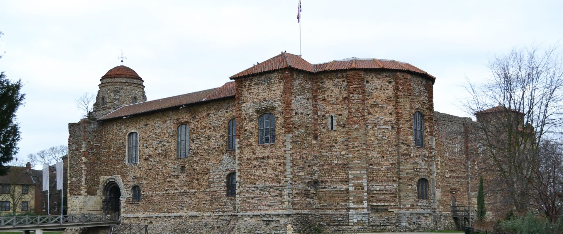 Colchester Castle, the Norman keep built on the foundations of the Roman Temple of Claudius