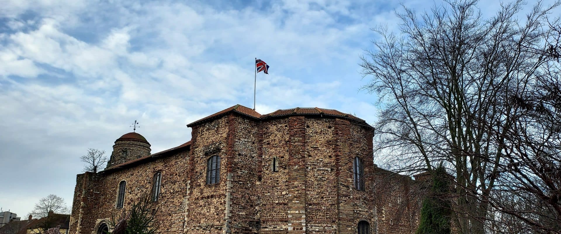 Colchester Castle, the Norman keep built on the foundations of the Roman Temple of Claudius