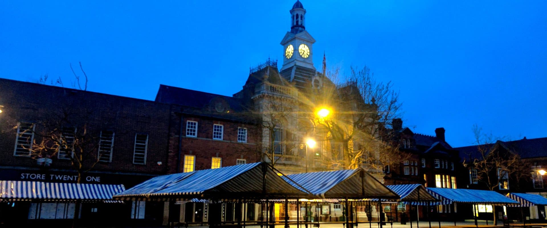 Retford Town Hall, the ornate Victorian Italianate building in The Square, Retford