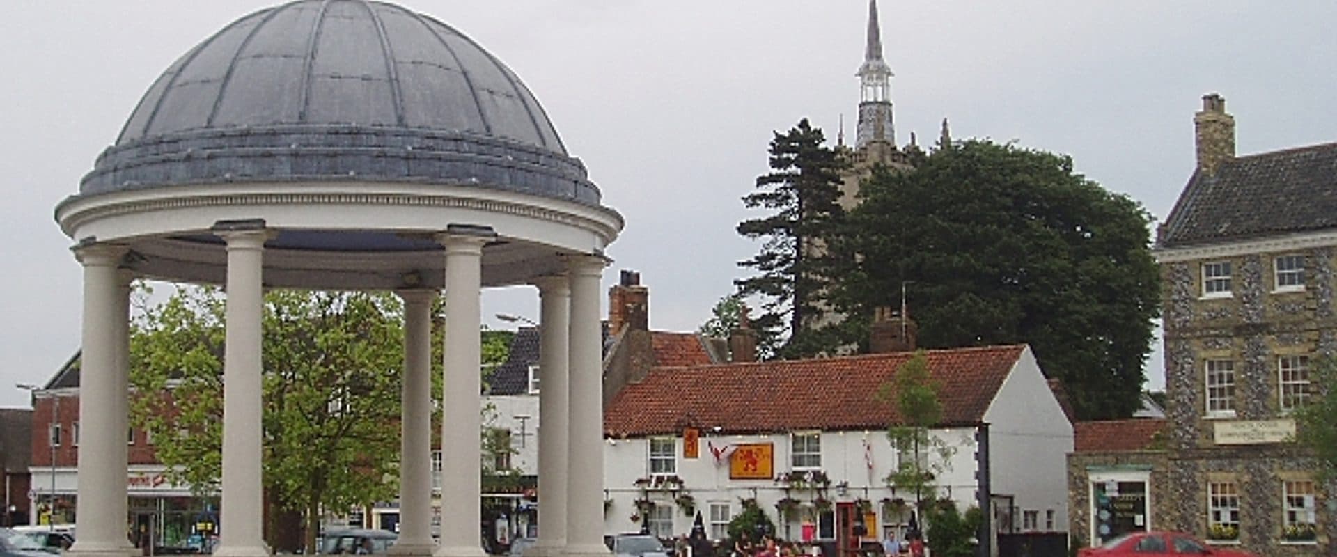 The Buttercross in Swaffham's Market Place, built in 1783