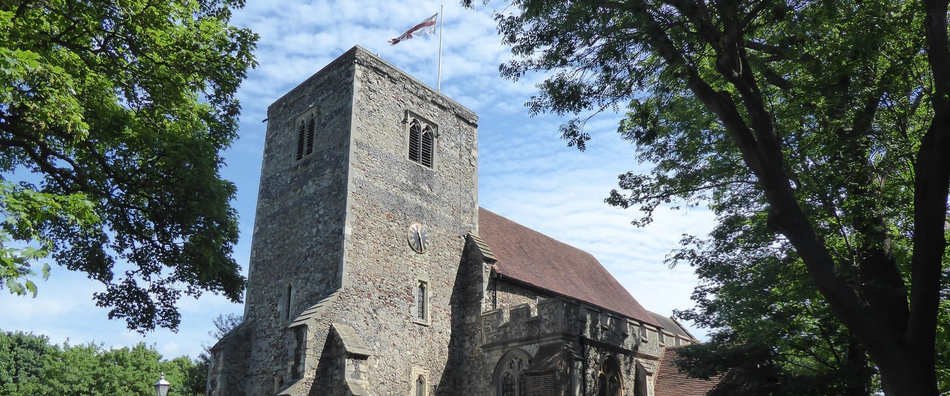 The Church of St Mary the Virgin, the Grade I-listed 12th-century parish church of South Benfleet